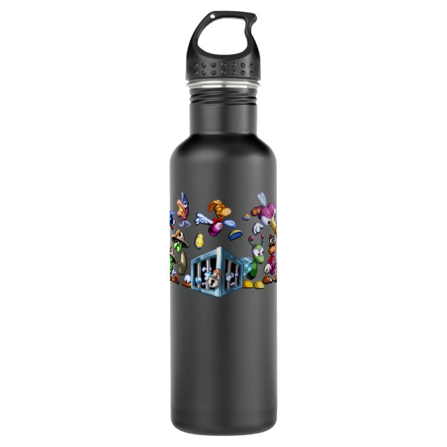Women Men Rayman Original Enemies 710 Ml Water Bottle (Front)