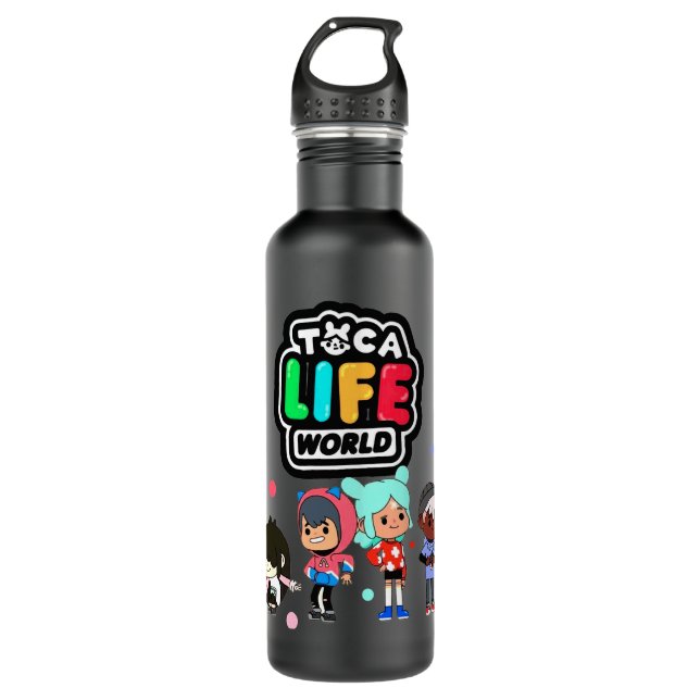 Women Men Toca Child Boca Friendly Gifts For Movie 710 Ml Water Bottle (Front)
