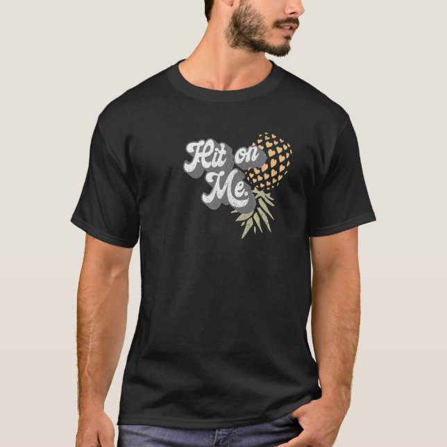 Women Men Upside Down Pineapple Subtle Swinger  1 T-Shirt (Front)