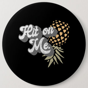 Women Men Upside Down Pineapple Subtle Swinger 2 8 6 Cm Round Badge