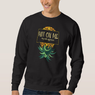 Women Men Upside Down Pineapple Subtle Swinger Sweatshirt