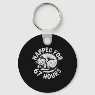Women Napped For 67 Hours Funny Cat Lover Owner Gi Key Ring