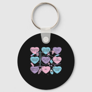 Women Obstetrics Valentine's Day Nurse Ob Gyn Obst Key Ring