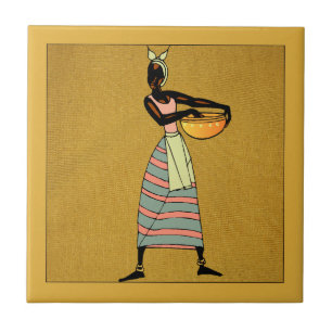 Women of Africa Ceramic Tile