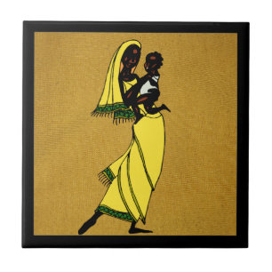 Women of Africa Ceramic Tile