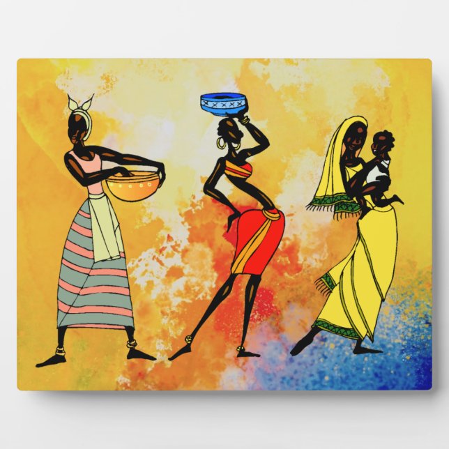 Women of Africa Plaque (Front)
