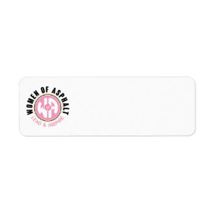 Women of Asphalt Return Address Label