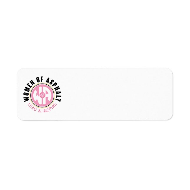 Women of Asphalt Return Address Label (Front)