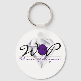 Women of Purpose Round Keychain