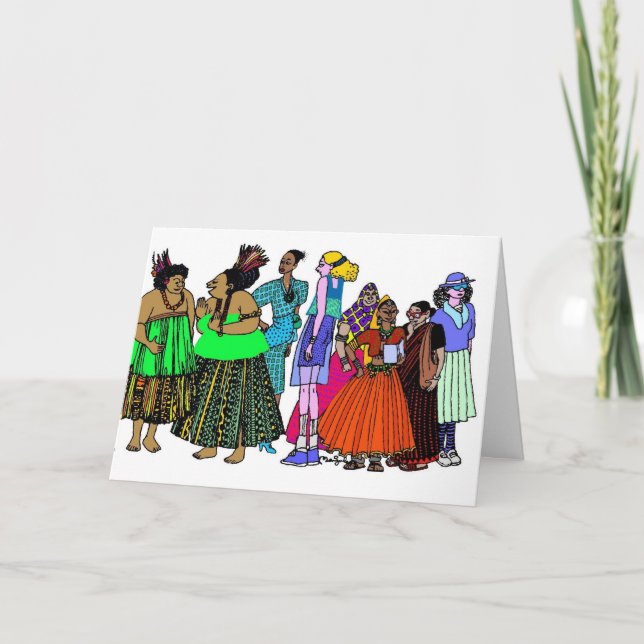 Women of the World - 6 Card (Front)
