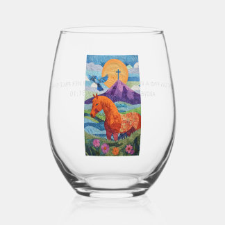 Women of Valor Quilt Wine Glass