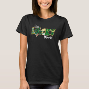 Women One Lucky Mama Shamrock Happy St Patrick S D T-Shirt