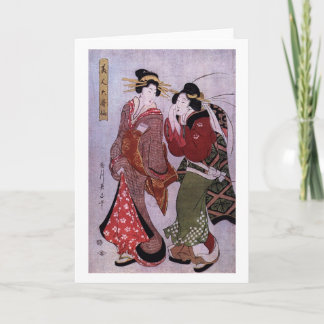 Women Out for A Walk Card