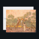 Women Picking Olives by van Gogh: Postcard<br><div class="desc">If you ever get the urge for unique landscape paintings, check out Vincent van Gogh's creations. There are certainly plenty of them, especially with olive trees, like in this 1889 work. These works are interesting, unique, and amazing. As with many of van Gogh’s paintings, this work seems to be a...</div>