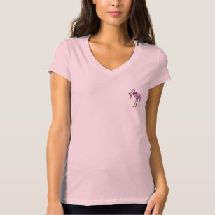 Women polo-shirt pink "Flamingo" T-Shirt