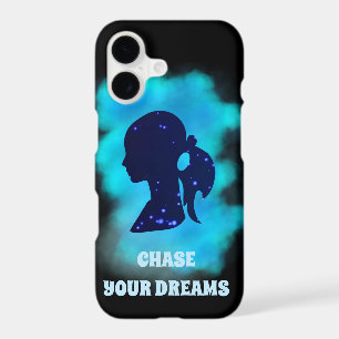 Women Portrait Chase your Dreams Star Galaxy