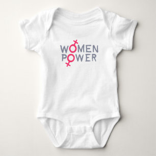 Women Power Baby Bodysuit