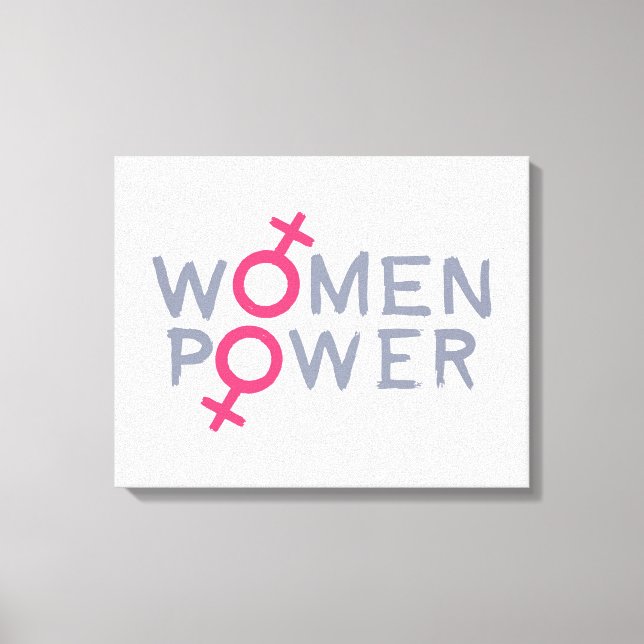 Women Power Canvas Print (Front)