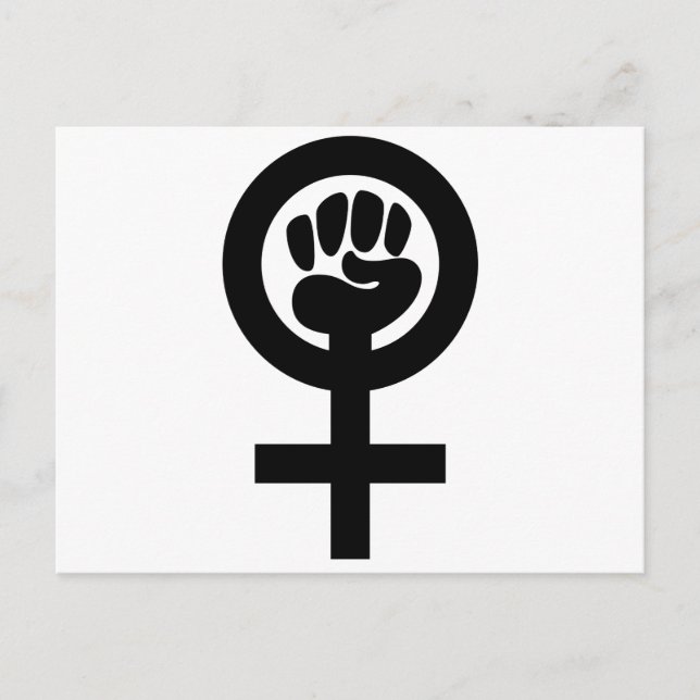 Women Power Symbol Postcard (Front)