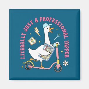 Women professional yapper therapist goose speech magnet