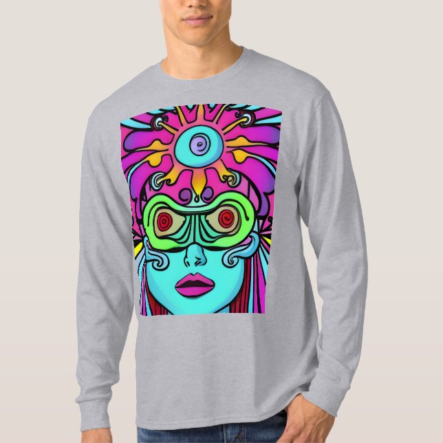 WOMEN PSICODELIC T-Shirt (Front)