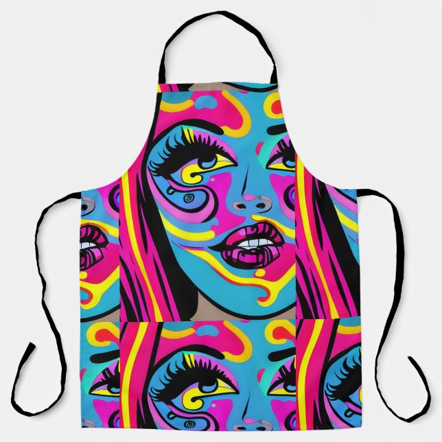 women psicodelinca apron (Front)