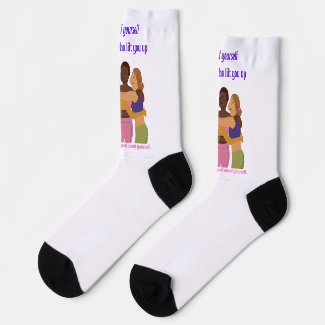 WOMEN QUOTE SOCKS (Left)