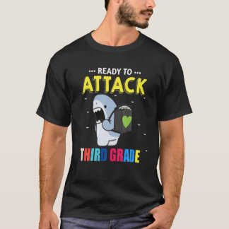 Women Ready To Attack Third Grade Korean Shark T-Shirt