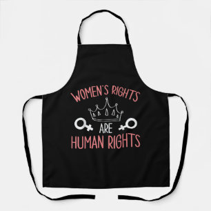 Women Rights Women's Rights Are Human Rights Femin Apron