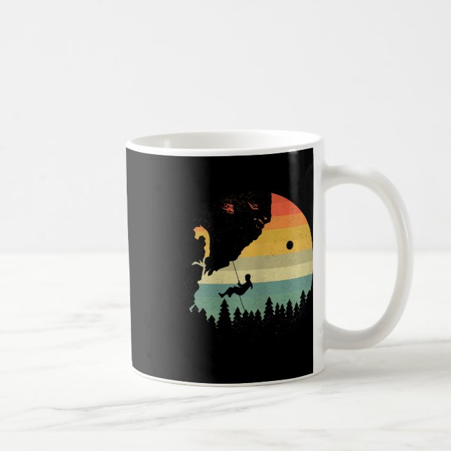 Women Rock Climbing  Coffee Mug (Right)