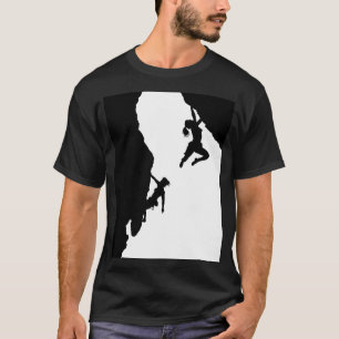 women rock climbing Graphic T-Shirt