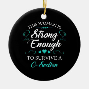 Women’s C-Section Recovery Ceramic Tree Decoration