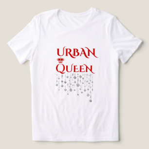 WOMEN’S CERISE PINK URBAN CROWN RARE DIAMOND  Tri-Blend SHIRT
