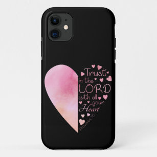 Women’s Christian Heart Faith Trust in the Lord Case-Mate iPhone Case