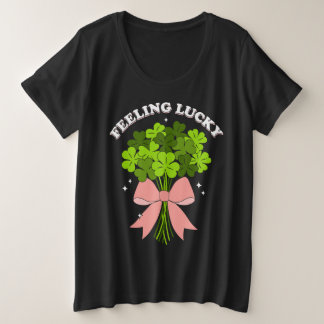 Women’s cute St.Patrick’s Day Plus Size T-Shirt