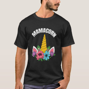 Women S Funny Mamacorn Unicorn Costume Mum Mother  T-Shirt