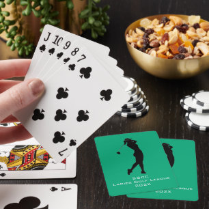 Women’s Golf League Playing Cards – Personalised