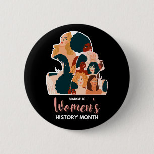 Women’s History Month 6 Cm Round Badge