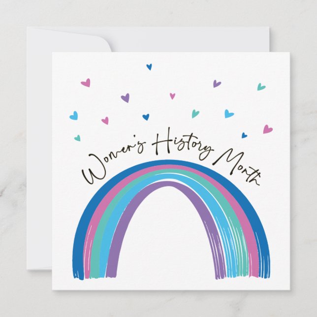 Women’s History Month Greeting Card (Front)