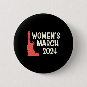 Women’s March 2024  6 Cm Round Badge