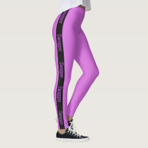 Women’s pink leggings, yoga pants, activewear leggings