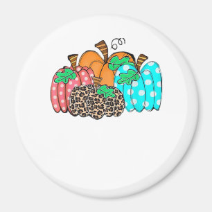 Women’s Pumpkin Leopard Print Graphic It’s Fall Y’ Magnet