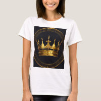 Women’s Queen Logo T-Shirt | Royal Crown Design Te