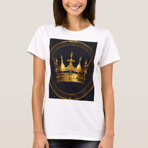Women’s Queen Logo T-Shirt   Royal Crown Design Te