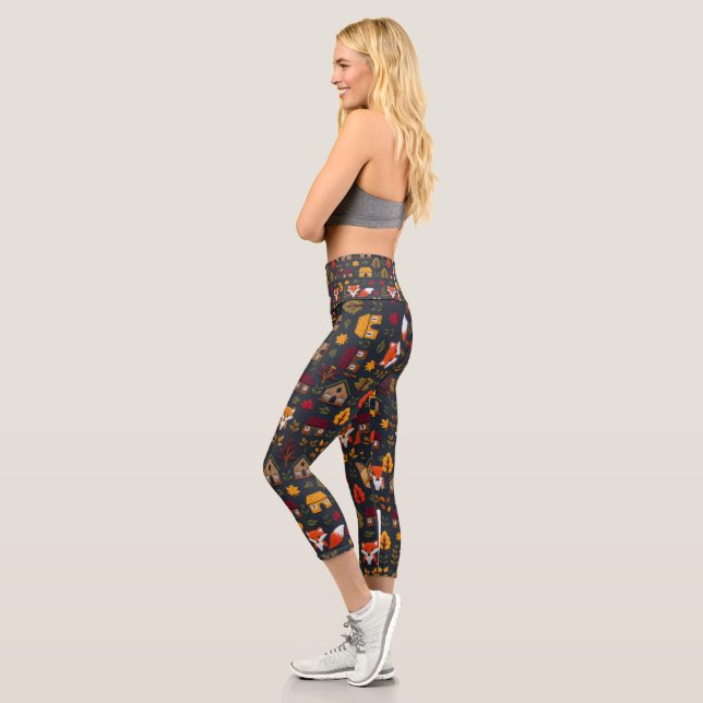 Women’s Sports Leggings – Trendy Athletic & Fitnes (Left)