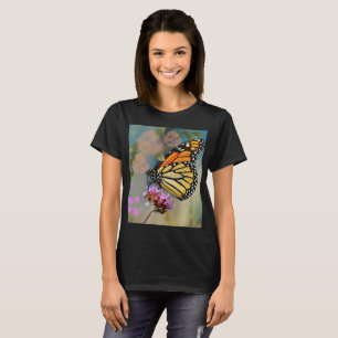 Women’s T-Shirt with Colorful Butterfly Design – 