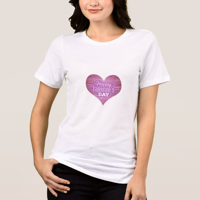 Women’s Tri-Blend Shirt  for Valentine’s Day (Front)