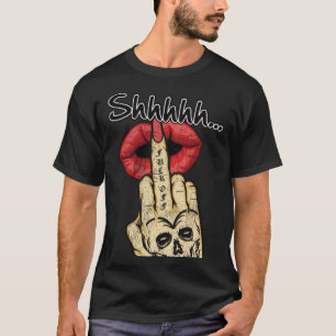 Women s Vintage Retro Girl Power Tattoo Rocker Fem T-Shirt
