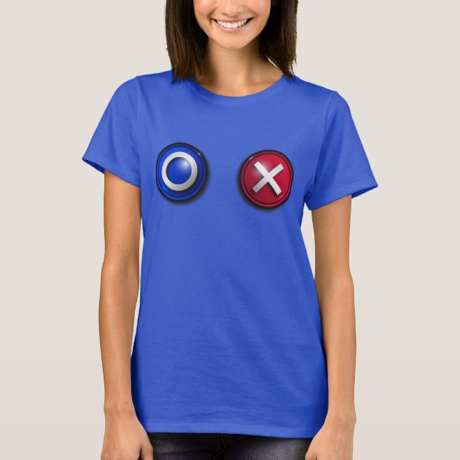 Women’s Voting Buttons T-Shirt (Front)