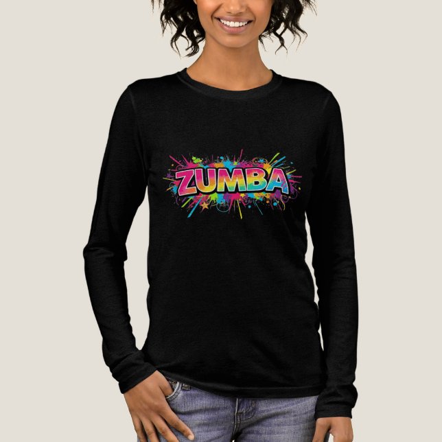 Women’s Zumba Long Sleeve Top Design (Front)